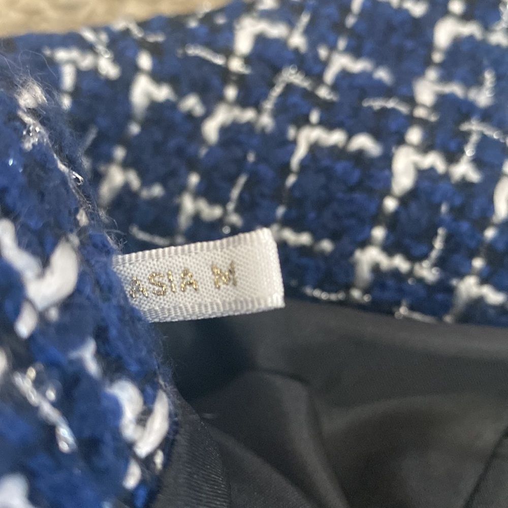 Blue Tweed Dress - Picture 11 of 11